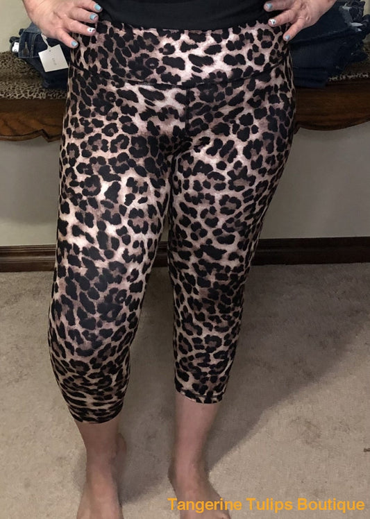 Animal Capri Yoga Pants