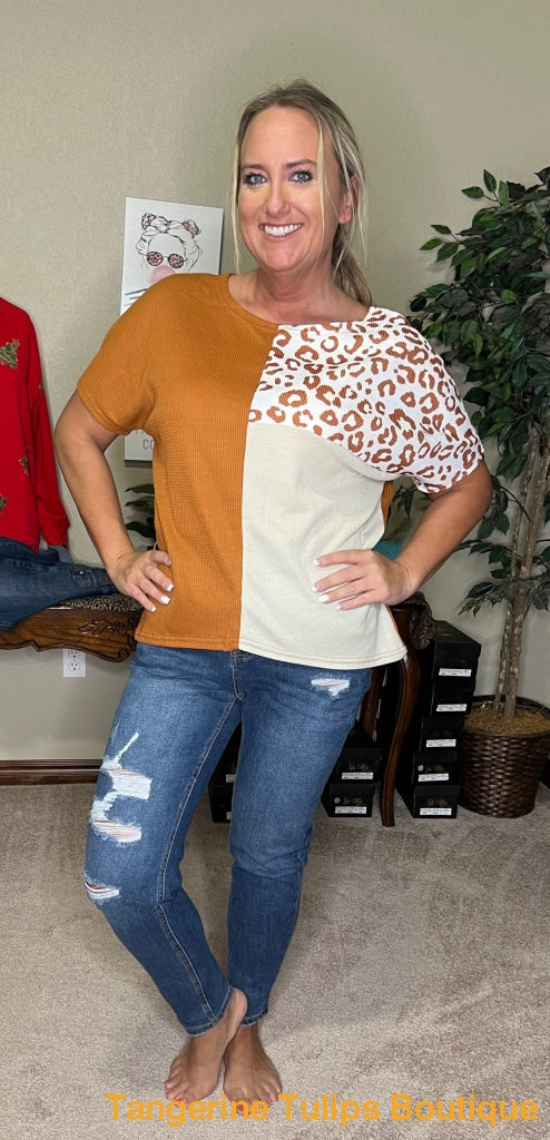 Autumn Leopard Tops