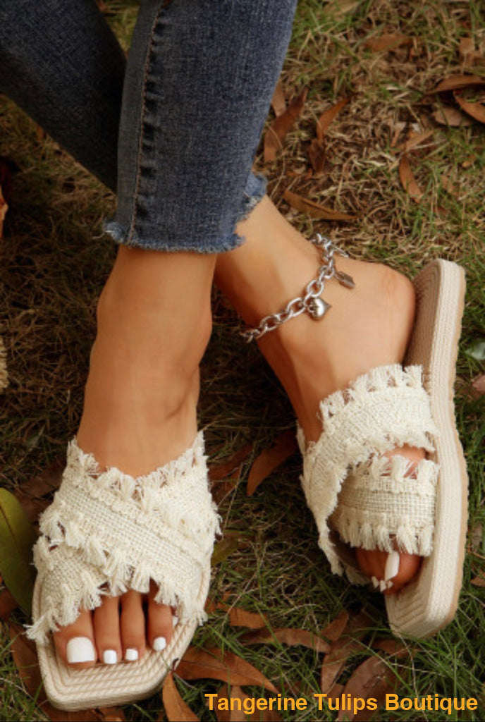 Boho Chic Slides