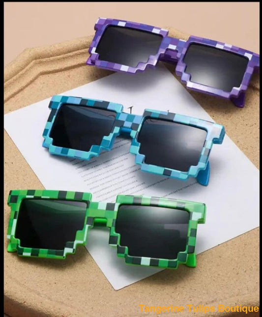 Boys Pixel Style Sunglasses Sunglasses