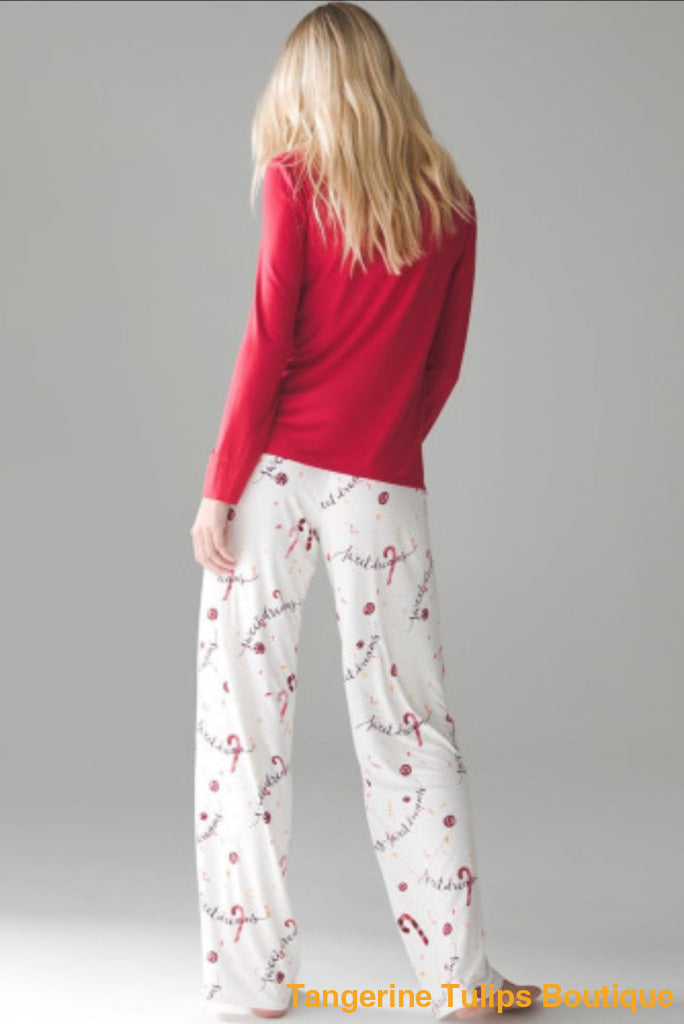 Candy Cane Christmas Pajama