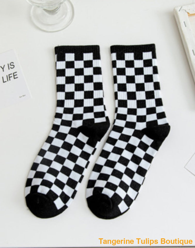 Checkered Socks Socks