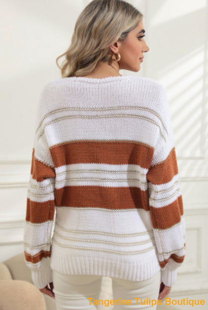 Chic Stripe Sweater