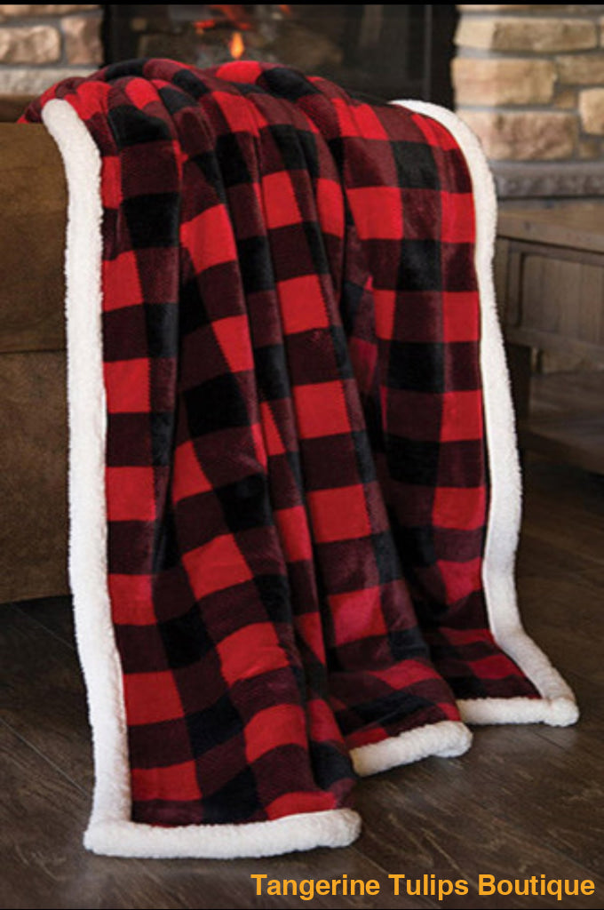 Christmas Sherpa Blanket