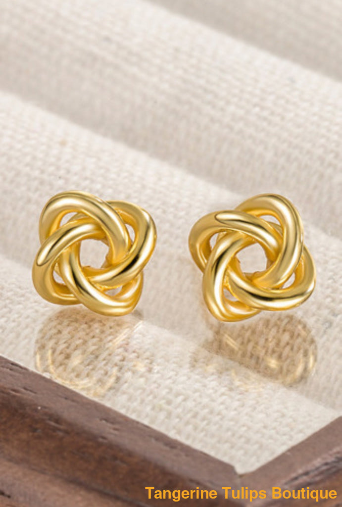 Gold Knots Earrings