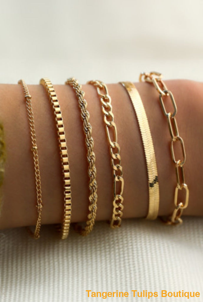 Gold Multi Bracelet