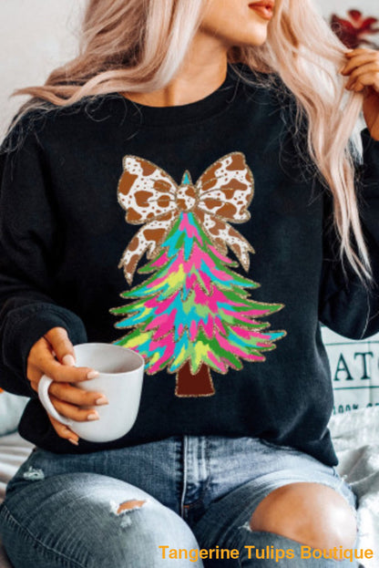 Painted Christmas Plus Christmas Tee