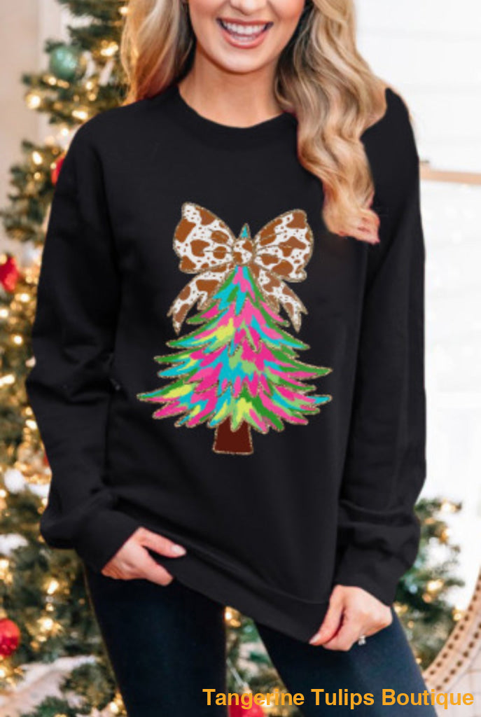 Painted Christmas Plus Christmas Tee