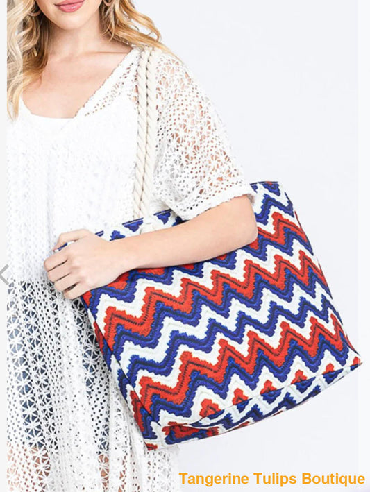 Patriotic Paradise Tote