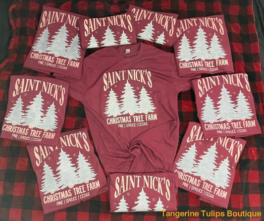 St. Nicks Tree Farm Xmas Tee