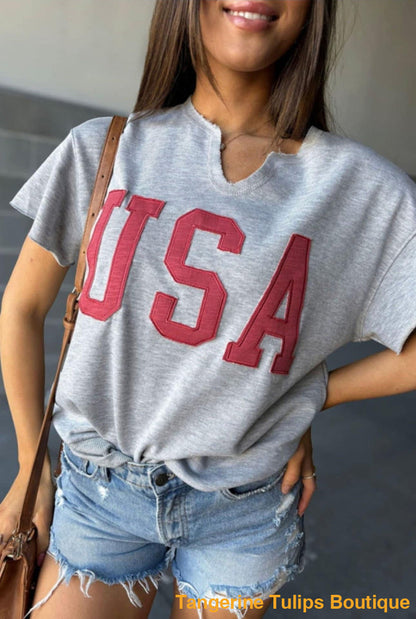 Usa Tee Top